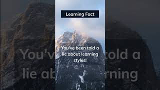 The Big Myths of Education: Learning Styles Don't Exist?! #shorts #learning #mythbusters