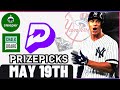 MLB PRIZEPICKS | CHALKBOARD | SLEEPER | PROP PICKS | SUNDAY | 5/19/2024 | MLB BETTING | BET PROPS