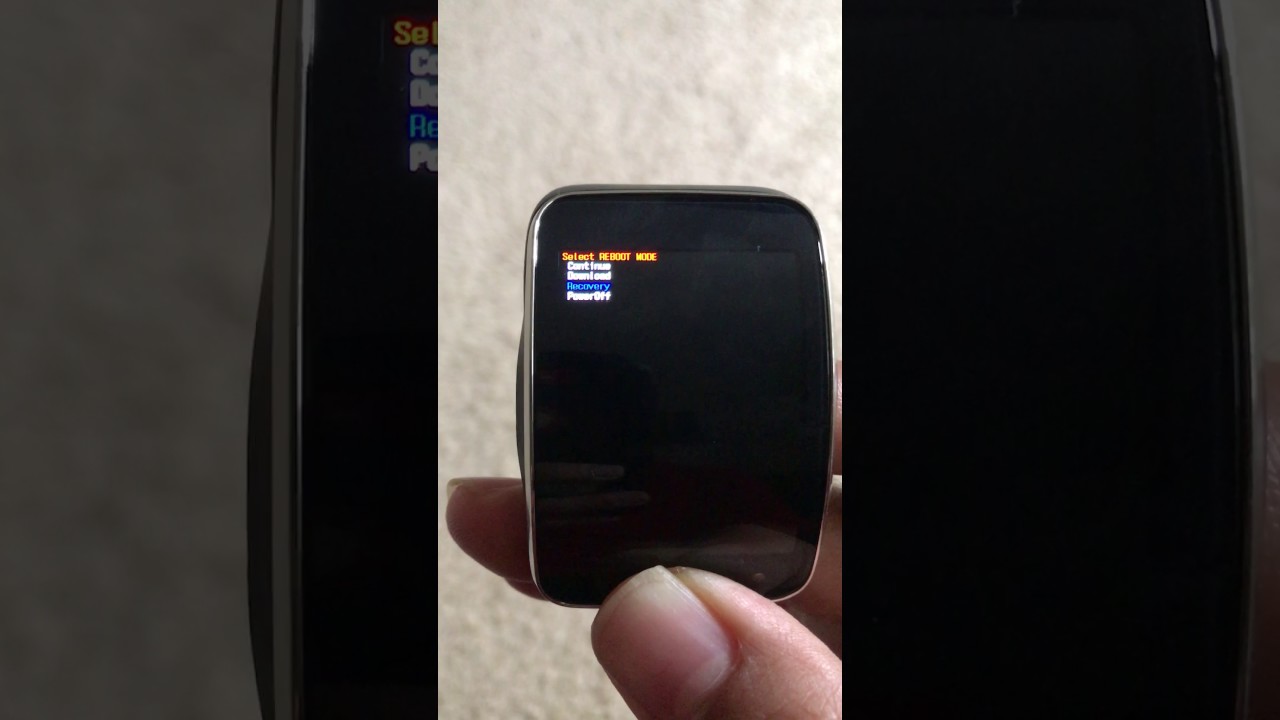 samsung gear s rebooting