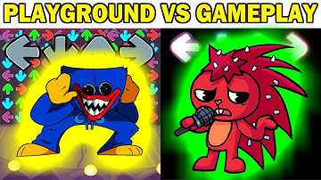 FNF Character Test | Gameplay VS Playground | FNF Mods | VS Huggy Wuggy Flaky