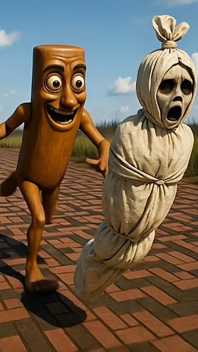 Tung Tung Tung Sahur Mengejar Pocong #tungtungtungsahur #anomali #ai