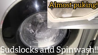 Experiment 9: Samsung rinsing off foam in service mode (Sudslocks! Spinwashs! Almost puking!)