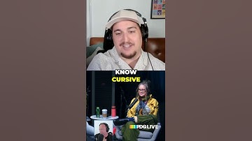 Cursive is Dead? We Attempt to Sign Our Names! #shorts