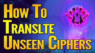 How To Translate Unseen Ciphers & Fifth Unseen Cipher Location (Dark Harvest 2020 Halloween Event)