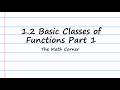 What are Linear Functions??? (OpenStax Calc 1, 1.2)