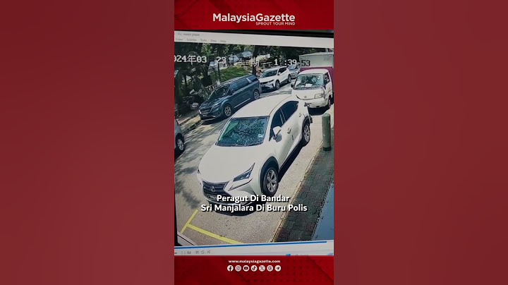 MG Short : Peragut Di Bandar Sri Manjalara Di Buru Polis
