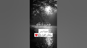 سورة  يس_سلطان القراء الشيخ سيد سعيد ♥️🎧📻