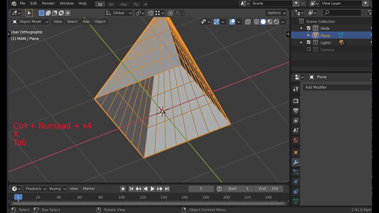 Blender Making a square'ish UV out of a Cone YouTube