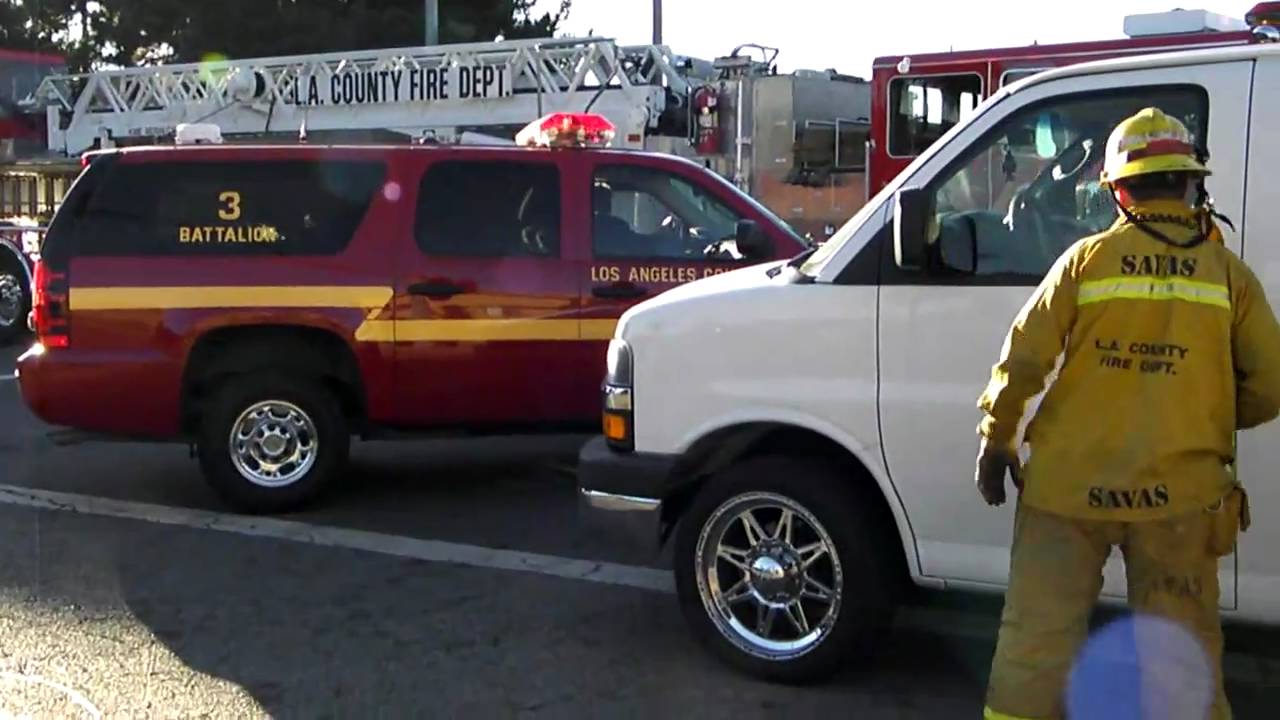 L.A County Fire DepartmentStructure FireBell Gardens YouTube
