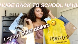 BACK TO SCHOOL CLOTHING HAUL 2019 | Senior Edition😍