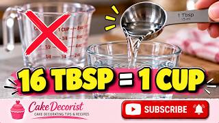 No Measuring Cup? Measure Any Liquid Exactly With Just a Tablespoon