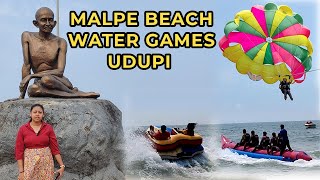 Malpe Beach Udupi | Water Sports Activities in Malpe Beach | Parasailing screenshot 4