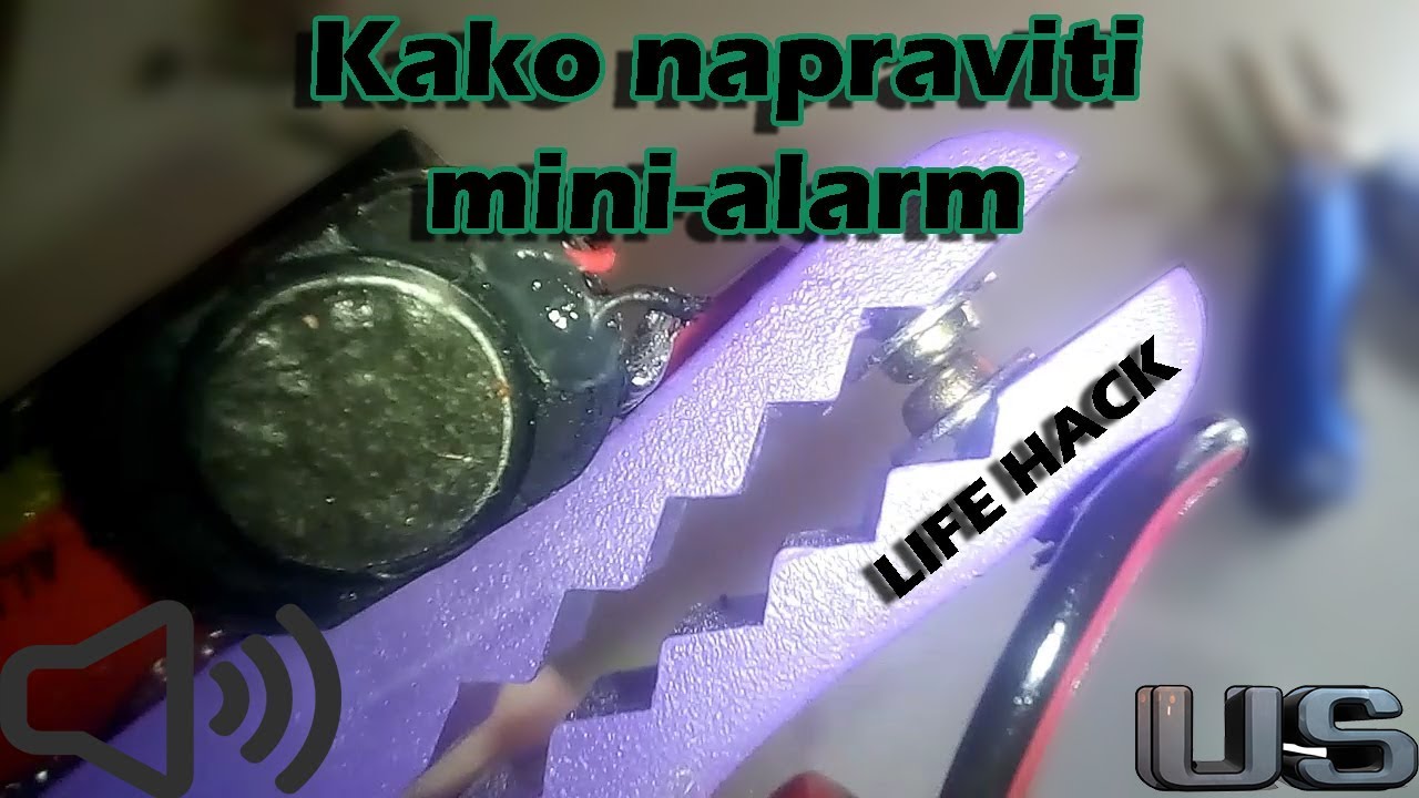 Kako napraviti MINI ALARM [DIY] YouTube