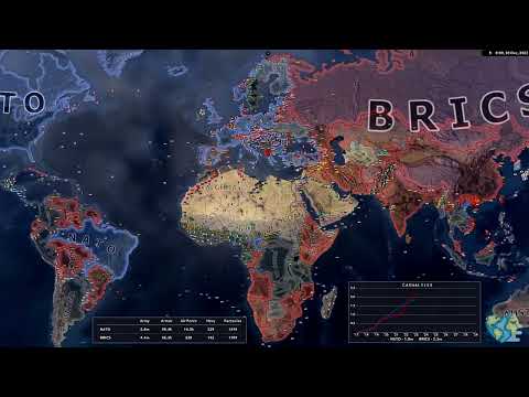 BRICS vs NATO | HOI4 Timelapse