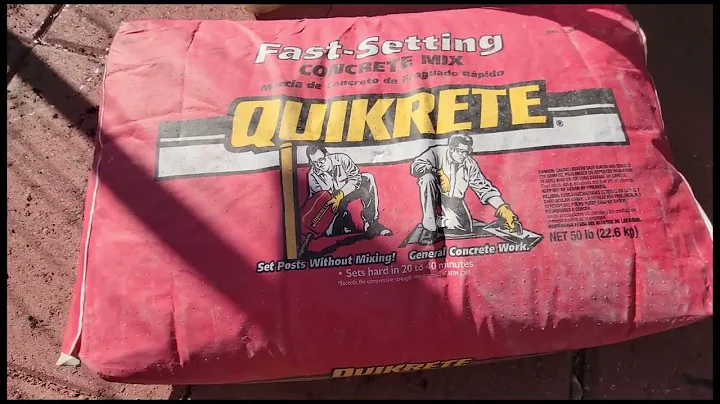 How To Use Quikrete Fast Setting For Posts