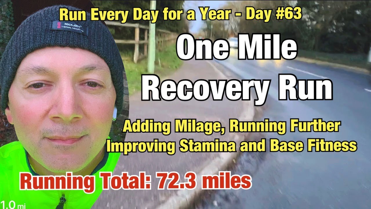 Run Every Day Day 63 One Mile Recovery Run (with the sniffles) YouTube