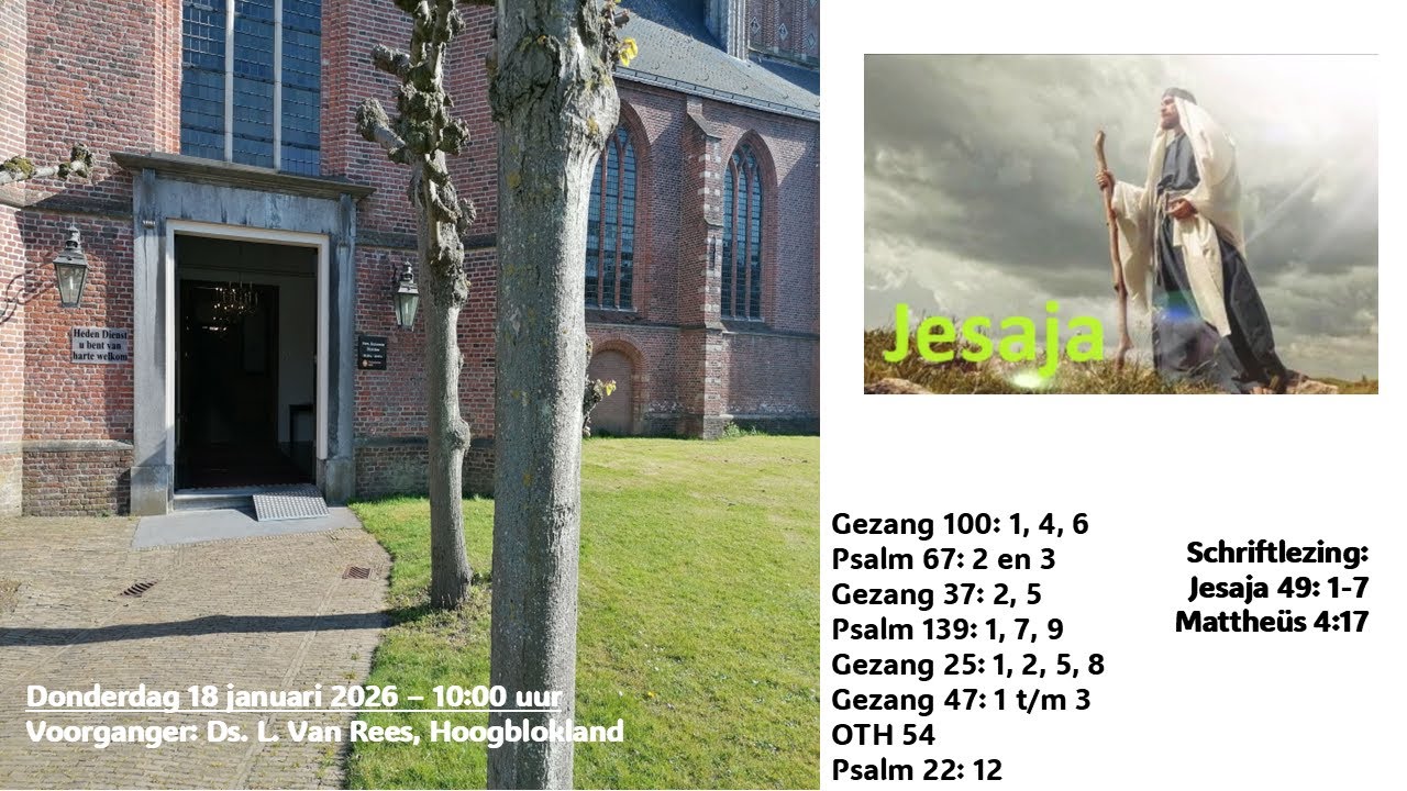 Hervormde Kerk Woudrichem, Zondag 18 januari 2026