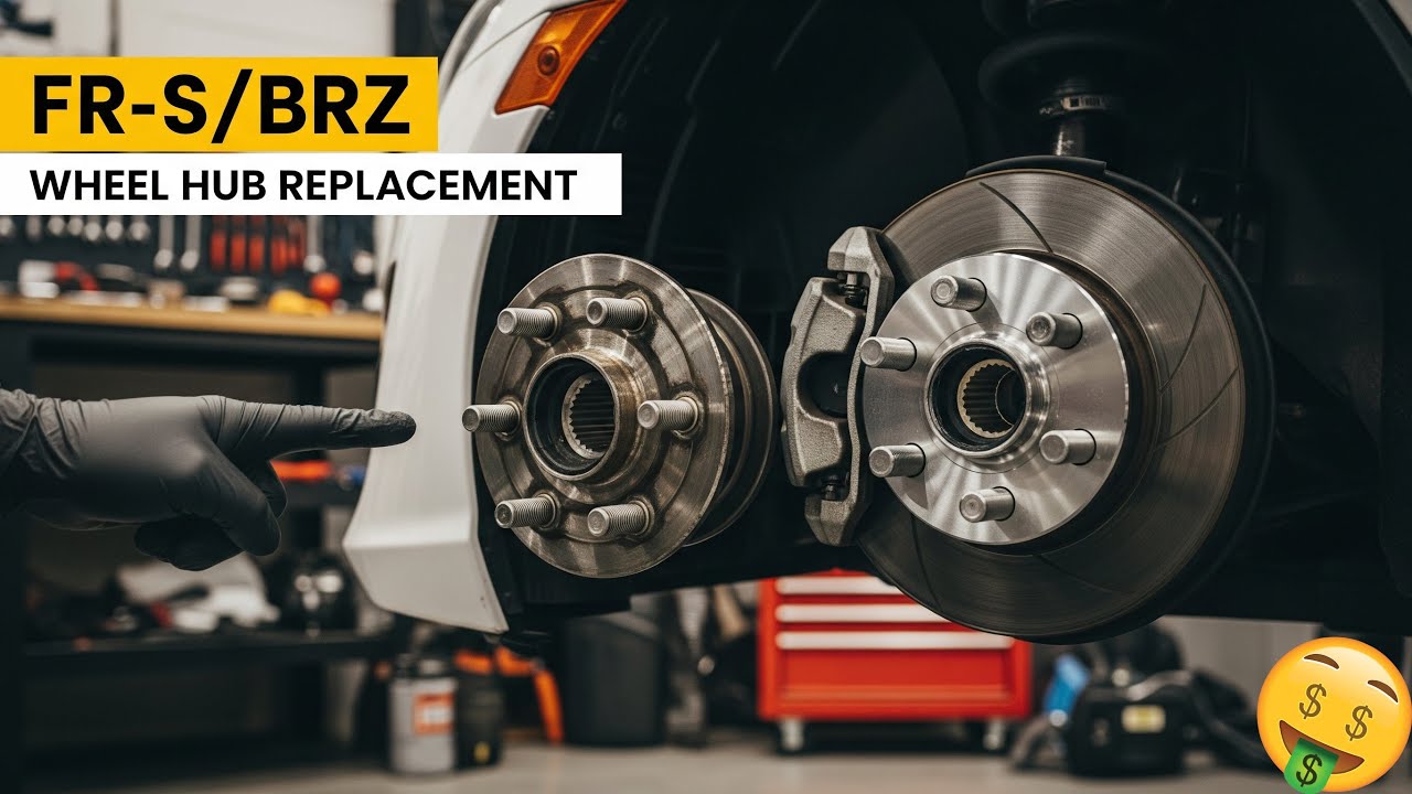 Scion FR-S & Subaru BRZ Front Wheel Hub Removal & Replacement (DIY)