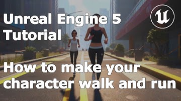 UE5 Tutorial - How to make your character switch between walking and running.