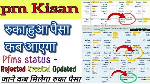 pm kisan PFMS rejected, pfms update, pfms created | PM किसान का पैसा खाते में नहीं आया तो क्या करें✅