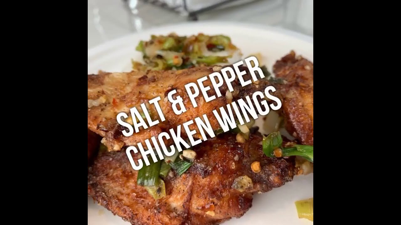 Golden Chopsticks Salt And Pepper Chicken Wings full recipe in