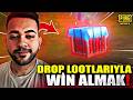 ÇOK ZOR ! SADECE DROP LOOTLARIYLA WİN ALMAK ? PUBG MOBİLE