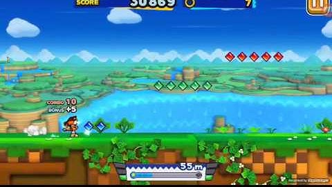 Sonic runners 2.0.1 sticks gameplay