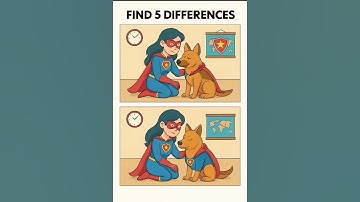 Find five differences | test you eyes| iq level|#puzzle #visualpuzzle #brainteaser #challenge