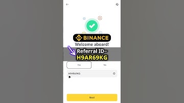 Binance Referral ID Code || How to Create New Account || Welcome aboard || Do you have an Inviter