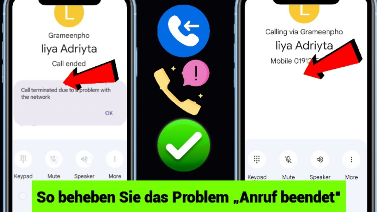 Anruf Beendet Sich Von Selbst Festnetz Anruf aufgrund eines Problems mit dem Netzwerk beendet Problem