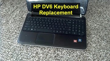 Keyboard replacement, laptop or notebook HP Pavilion DV6 - VOTD