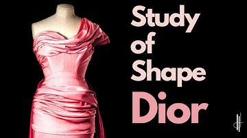 Unveiling the secrets behind a Dior Gown (fun reconstruction, draping, pattern making)