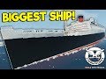 This Ship is BIGGER Than The TITANIC! - Stormworks Queen Mary Sinking Ship Survival