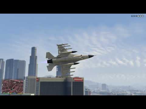 GTA 5 - Trevor's P-996 Lazer Rampage + Ten Star Escape
