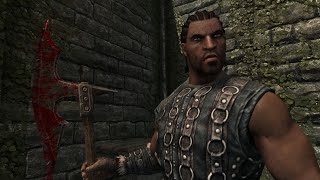 Skyrim Follower: Ahtar (Unique Follower and Unique Weapon - The Headsman's Axe)