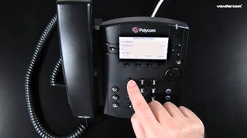 Polycom VVX300/310 Adding Numbers to the Contact Directory and Speed Dial List