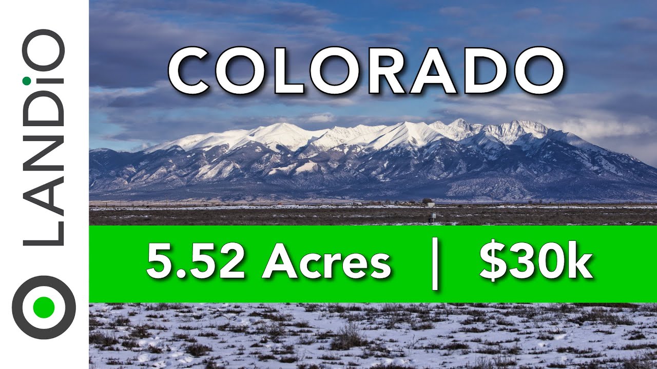 5.52 Acres of COLORADO Land for Sale with Mountain Views • LANDIO YouTube