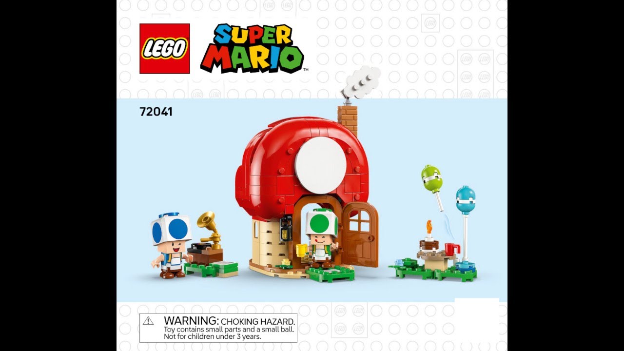 LEGO 72041 Instructions | Super Mario | Party at Toad's House