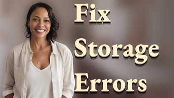 How Can Firmware Updates Fix Storage Errors on Smart TVs?