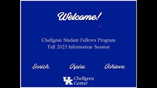 CSF Info Session for 2025 Class