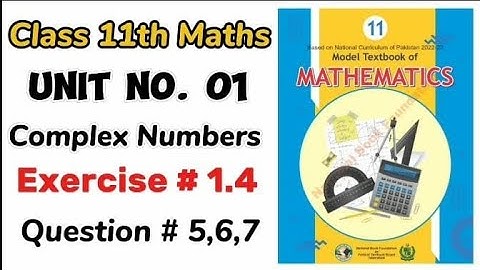 Class 11 Math Exercise 1.4 NBF Ex 1.4 Class 11 federal board FBISE Math National Book foundation