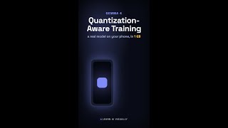 Gemma 4 QAT — fit a real LLM in ~1 GB #Shorts