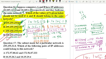 GATE CS 2020 | Computer Networks | LIVE Mock Test Video Solution Part 3 | ISRO | BARC | UGC NET CS
