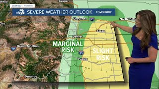 Storms develop across the Denver metro, E. Plains Thursday evening