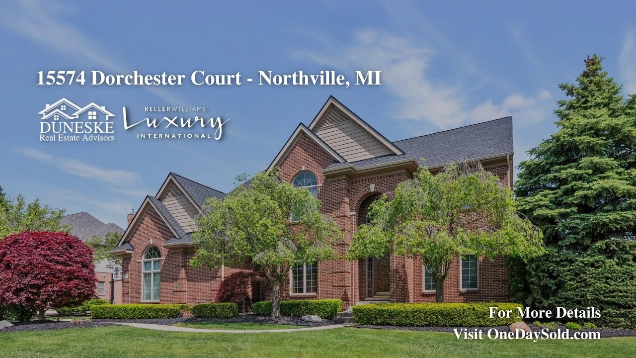 Northville Hills Golf Club Home Just Listed For Sale / 15574 Dorchester Ct Northville, MI YouTube