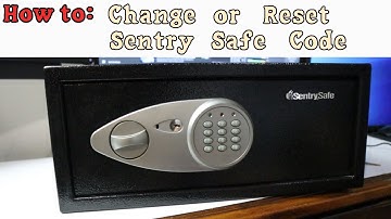 How to Change Code for Sentry Safe