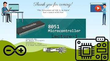 Basics of Micro controller 8051 (Lecture-1)
