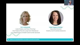 Building and Sustaining Resilient and Socially Connected Communities