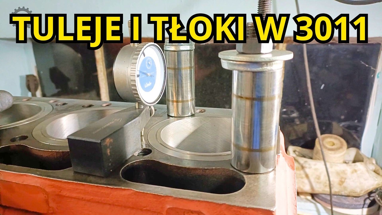 Montaż tulei i tłoków w Zetorze 3011 Major | Poradnik warsztatowy