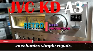 JVC KDA3 cassette deck repair
